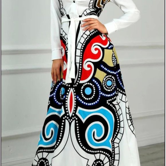 Butterfly Maxi Dress 2x NWOT - Picture 5 of 9